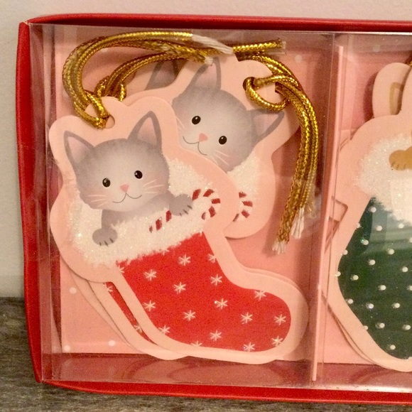 3/20$ Lady Jane Ltd. 16 Gift Tags, 2-Sided Christmas Kittens - Picture 4 of 12